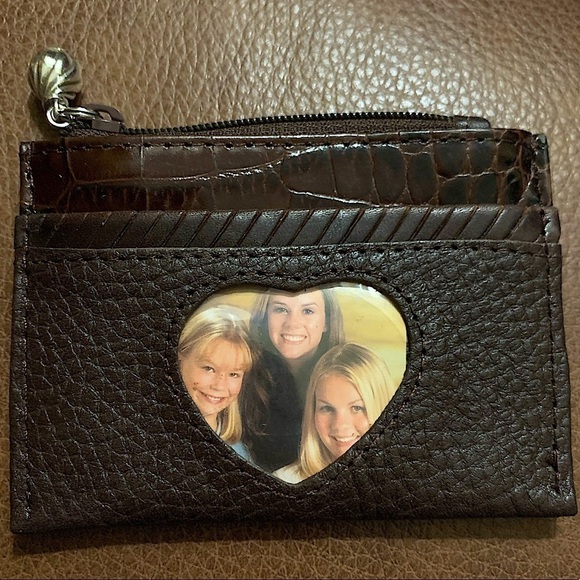 𝅺nwot Brighton Brown Leather Coin Purse Card Holder - Picture 1 of 5